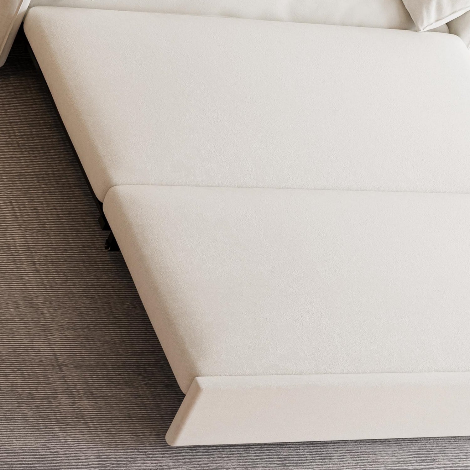 63.8" Queen Pull Out Sofa Bed, 3 In 1 Convertible Sleeper Sofa With Side Storage,Multi Functional Velvet Loveseat Bed For Living Room,Bedroom,Apartment,Office,Beige Old Sku:W1885122051 Beige Velvet Velvet 2 Seat