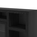 Skyline 85 Inch Tv Stand Console For Tvs Up To 95 Inches, No Assembly Required, Mocha Finish Brown Espresso Primary Living Space 80 89 Inches 90 Inches Or Larger Contemporary,Modern Poplar 85 Inches Wood