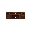 Sausalito 72 Inch Tv Stand Console For Tvs Up To 85 Inches, No Assembly Required, Whiskey Finish Brown Brown Primary Living Space 80 89 Inches 80 89 Inches Lodge,Rustic,Transitional Alder 85 Inches Wood