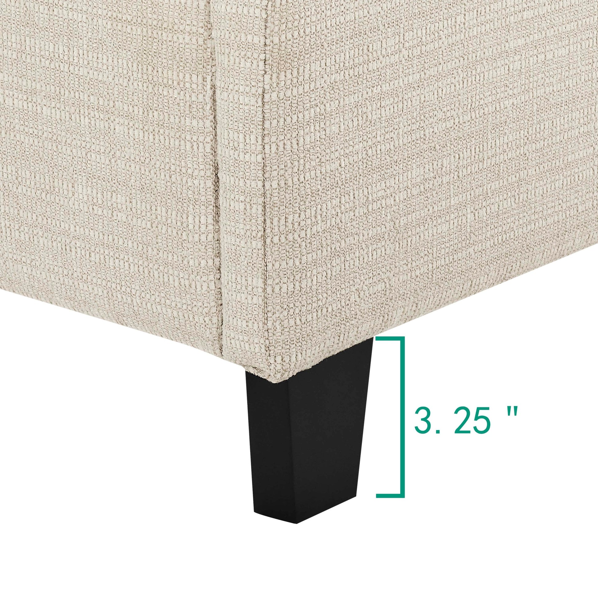 Queen Size Beige Tufted Upholstered Platform Bed Box Spring Required Queen Beige Wood Bedroom Contemporary,Modern,Transitional Bed Frame Foam Polyester Polyester