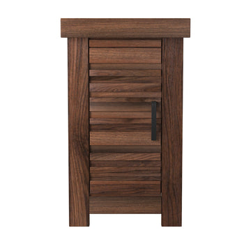 Sausalito 14" Chairside Table, No Assembly Required, Whiskey Finish Brown Brown Primary Living Space Lodge,Rustic,Transitional Freestanding Alder Rectangular Coffee & End Tables Wood