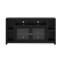 Skyline 65 Inch Tv Stand Console For Tvs Up To 75 Inches, No Assembly Required, Mocha Finish Brown Espresso Primary Living Space 60 69 Inches 70 79 Inches Contemporary,Modern Poplar 75 Inches Wood