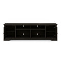 Topanga 83 Inch Tv Stand Console For Tvs Up To 95 Inches, No Assembly Required, C Finish Black Primary Living Space 90 Inches Or Larger 90 Inches Or Larger Coastal,Rustic,Transitional Oak 85 Inches Wood