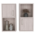 Medicine Cabinet Florence, Bathroom, White Oak Multicolor Particle Board Engineered Wood