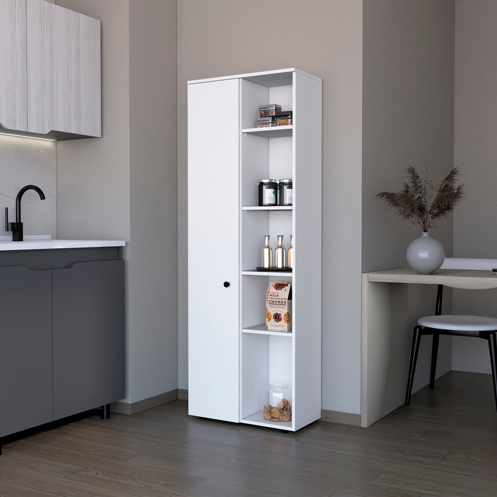 Multistorage Kitchen Pantry Lane, Kitchen, White White Particle Board Engineered Wood