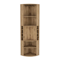 Bar Cabinet Jansen, Living Room, Macadamia Beige Particle Board Engineered Wood