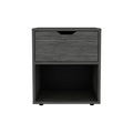 Nightstand Altheimer, Bedroom, Light Gray Light Gray Particle Board Engineered Wood