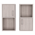 Medicine Cabinet Florence, Bathroom, White Oak Multicolor Particle Board Engineered Wood