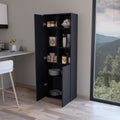 Multistotage Riverton, Kitchen, Black Black Particle Board Engineered Wood