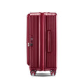 Luggage Sets 3 Piece 20 24 28 , Expandable Carry On Luggage With Tsa Lock Airline Approved, 100% Pc Hard Shell And Lightweight Suitcase With Front Pocket And Spinner Wheels Wine Red Pc