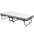 Homcom Rollaway Bed, Folding Bed With 4