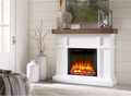 Augusta Fm28 2067W Mantle Fireplace Mantle Only White Wood Wood