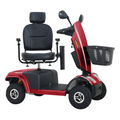 S500 Red Heavy Duty Mobility Scooter Red Metal