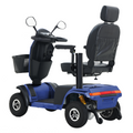 S500 Blue Heavy Duty Mobility Scooter Blue Metal