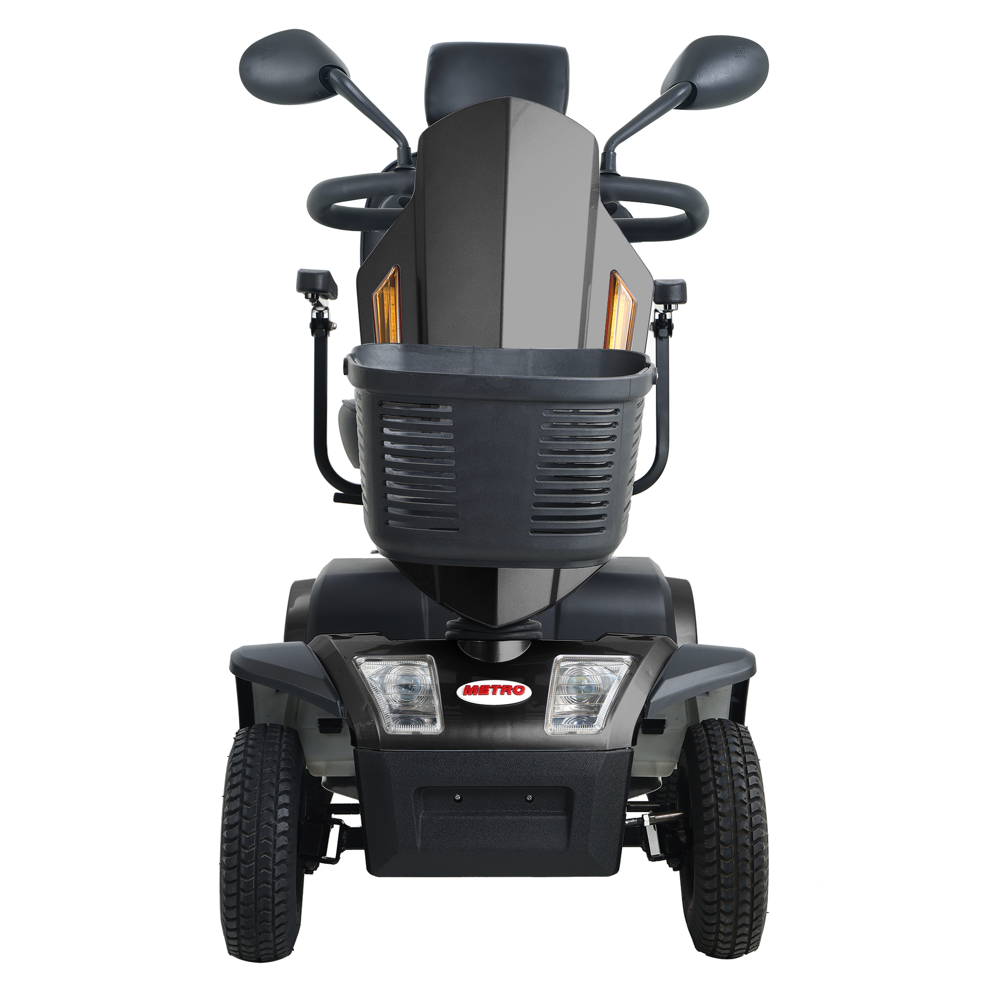 S500 Black Heavy Duty Mobility Scooter Black Metal