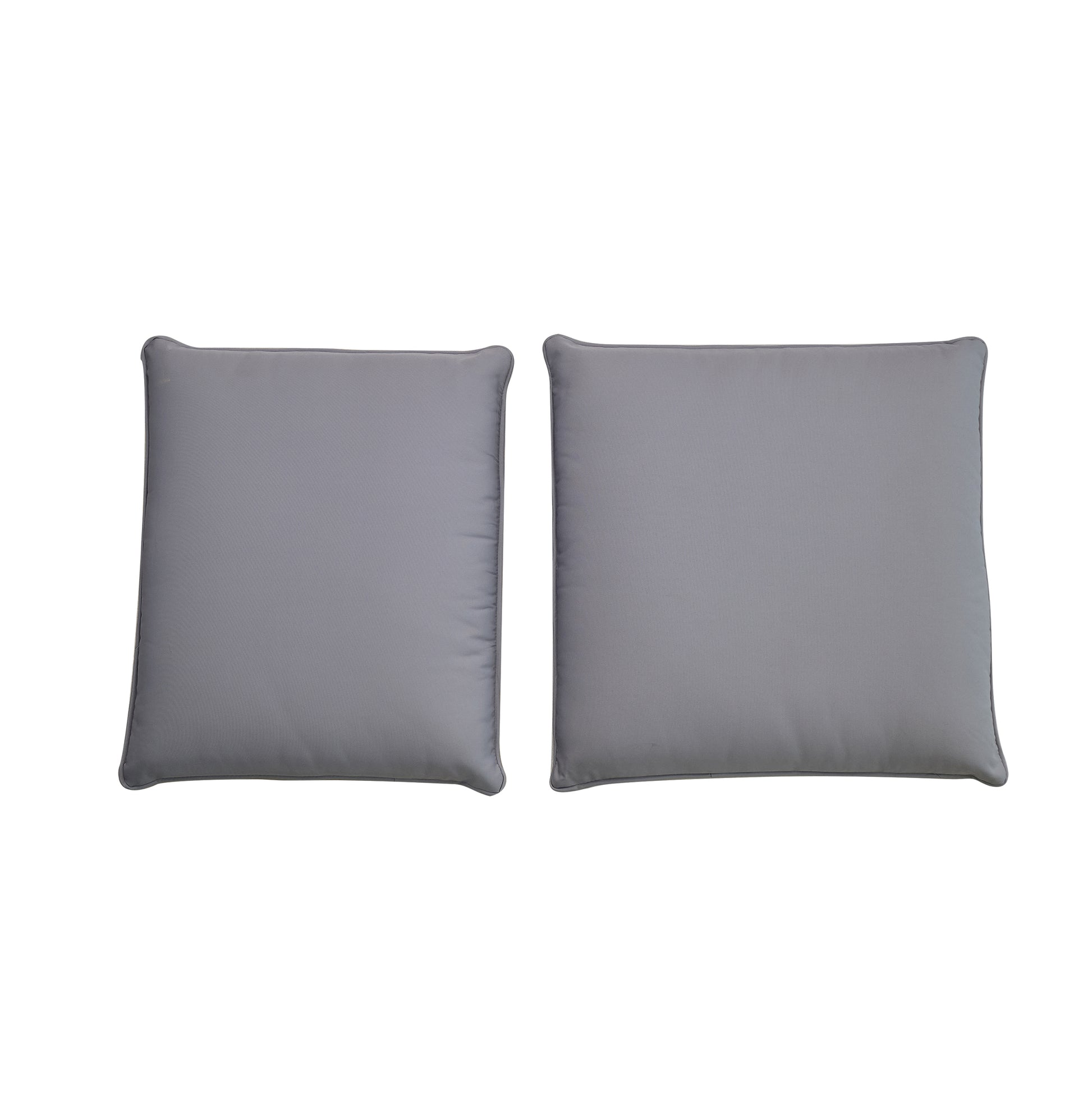 4 Piece Outdoor Patio Furniture Sets, Patio Conversation Set With Removable Seating Cushion, Courtyard Patio Set For Home, Yard, Poolside Gray Aluminum