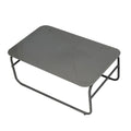 4 Piece Outdoor Patio Furniture Sets, Patio Conversation Set With Removable Seating Cushion, Courtyard Patio Set For Home, Yard, Poolside Gray Aluminum