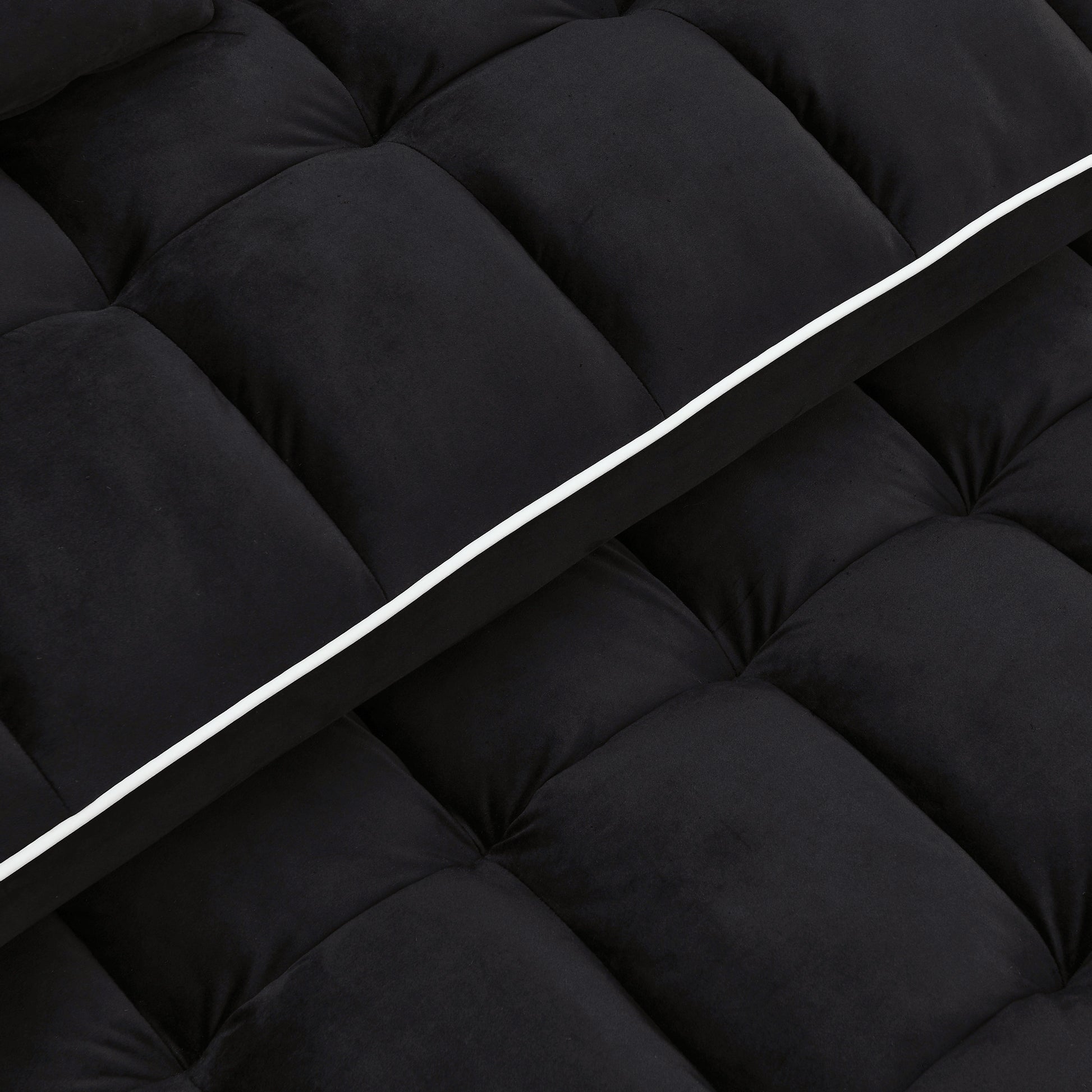 55.51 Inch Versatile Foldable Sofa Bed In 3 Lengths, Modern Sofa Sofa Sofa Velvet Pull Out Bed, Adjustable Back And With Usb Port And Ashtray And Swivel Phone Stand Black Black Velvet Wood Primary Living Space Medium Soft Cushion Back Delicate Duty