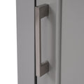 Viedo 20 Inch Modern Small Bathroom Vanity Cabinet With Ceramic Basin 20*15.5*33.3 Inches,Ample Storage,1 Soft Close Door Gray Solid Wood Mdf