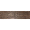 66 Inch Plank Top Wooden Bench With Pedestal Base, Brown Brown Solid Wood