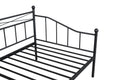 Metal Daybed With Pop Up Trundle Black Steel