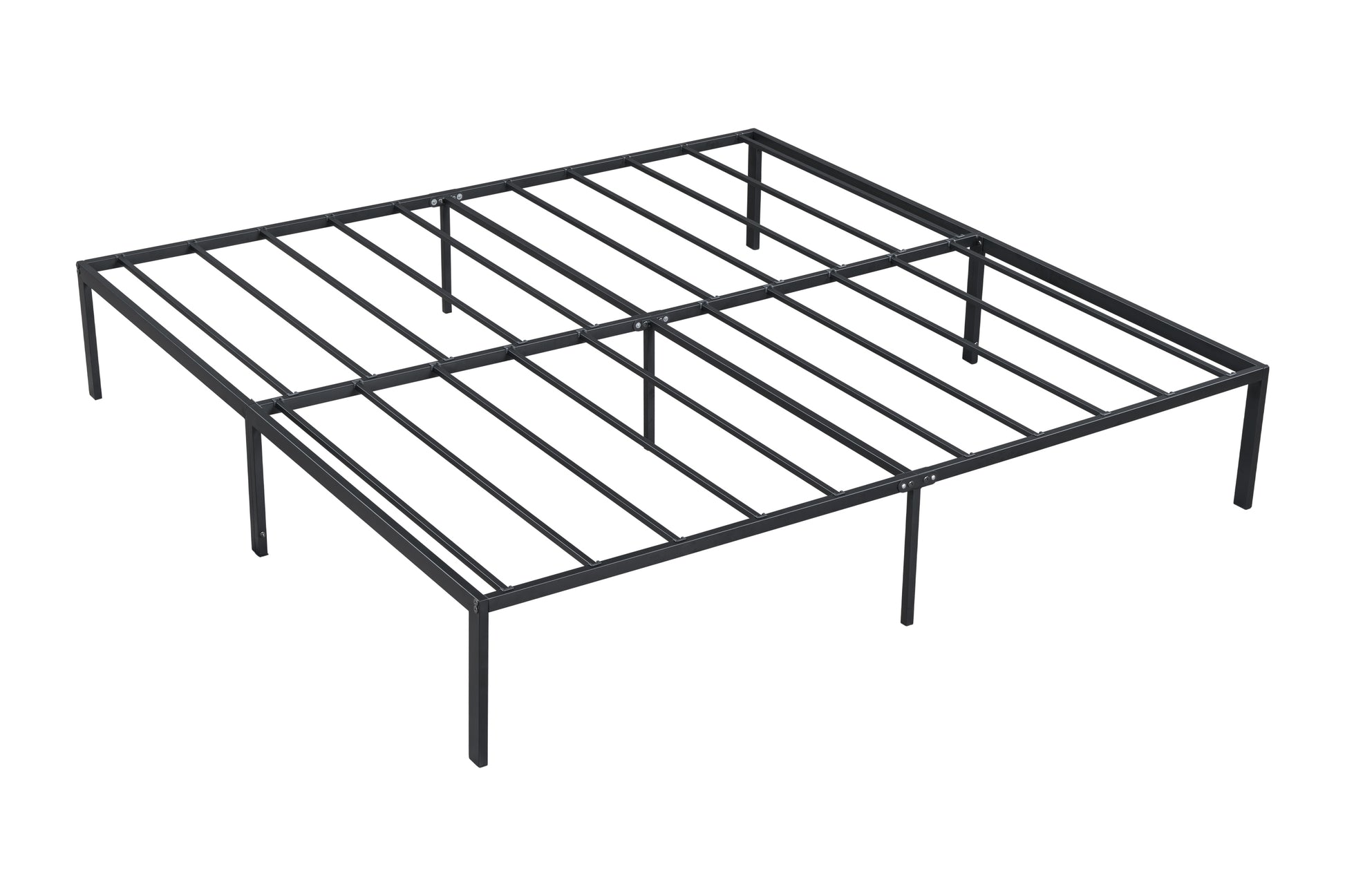 King Size Metal Bed Frame King Black Steel