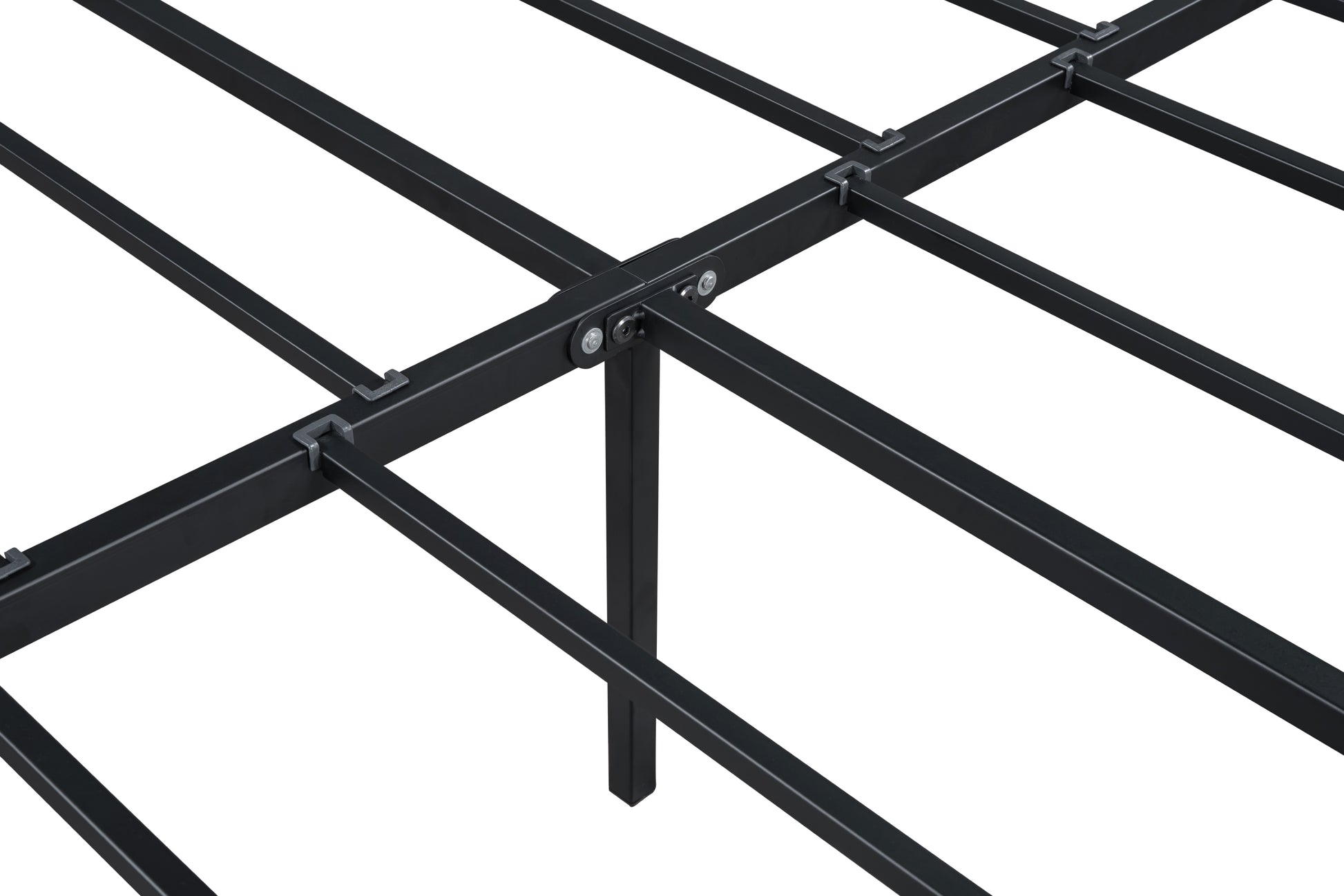 King Size Metal Bed Frame King Black Steel