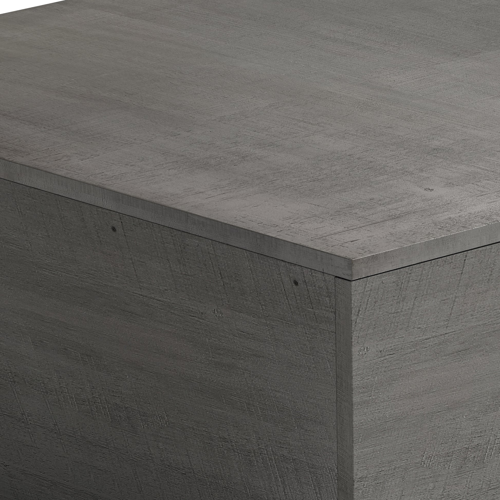 33.46" Exquisite Ladder Shaped Coffee Table For Office, Dining Room And Living Room,Gray Gray Mdf