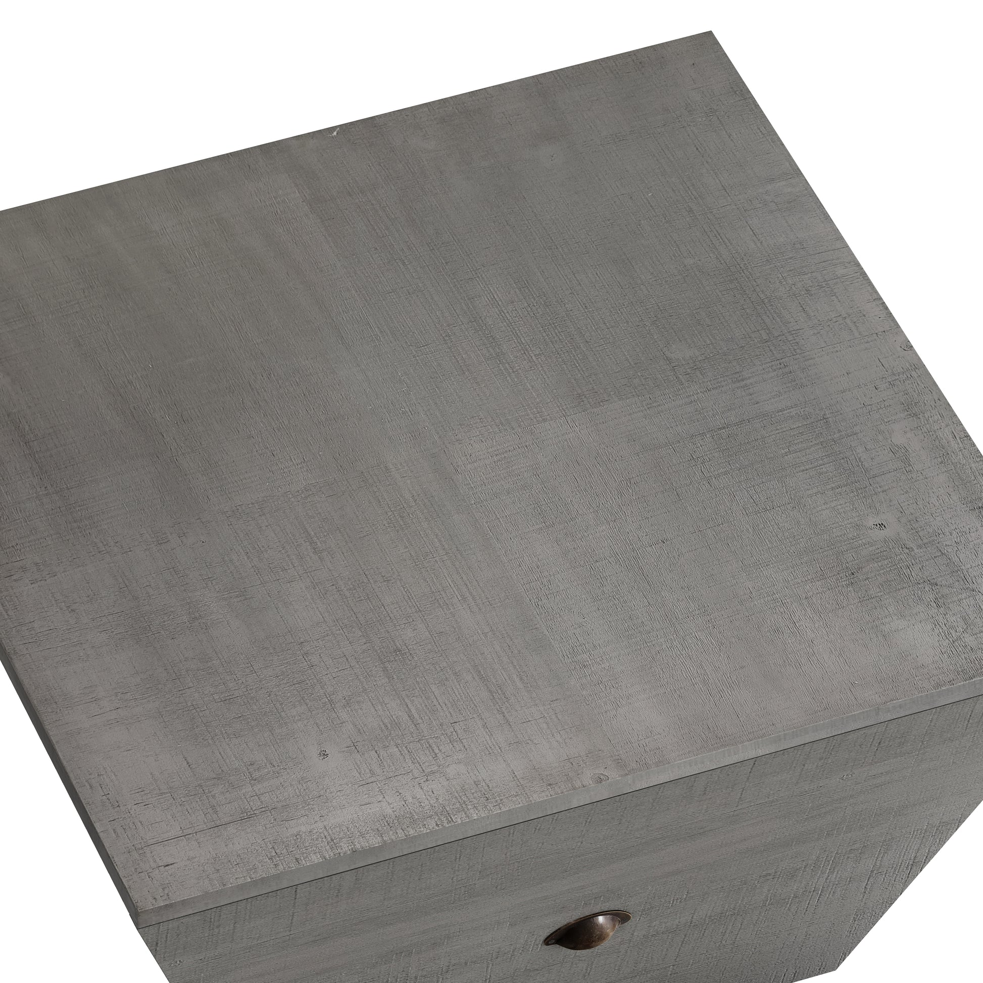 33.46" Exquisite Ladder Shaped Coffee Table For Office, Dining Room And Living Room,Gray Gray Mdf