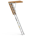 Aluminum Attic Ladder 350 Pound Capacity 22 1 2
