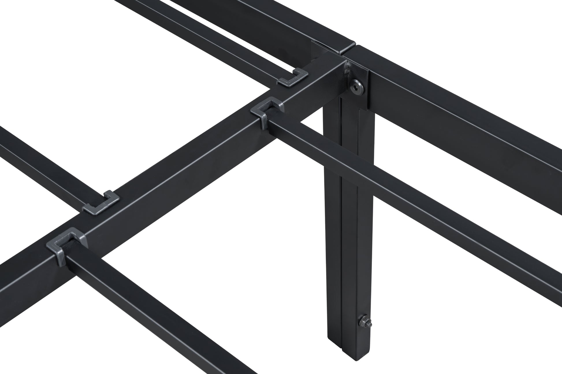 Queen Size Metal Bed Frame Queen Black Steel