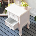 Nightstand Drawer Organizer Storage Cabinet Bedside Table Bedroom Furniture Woode Nordic White Bedside Table Solid Wood White White Solid Wood Mdf