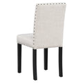 Five Piece Dining Set With Imitation Marble Tabletop, Restaurant Combination Set, Solid Wood Dining Table And 4 Chairs, Space Saving Combination Furniture For Kitchen And Dining Room. Black White Solid Wood Mdf