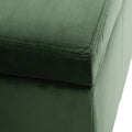 Glouster Storage Ottoman V2 Retro Green Altay Velvet