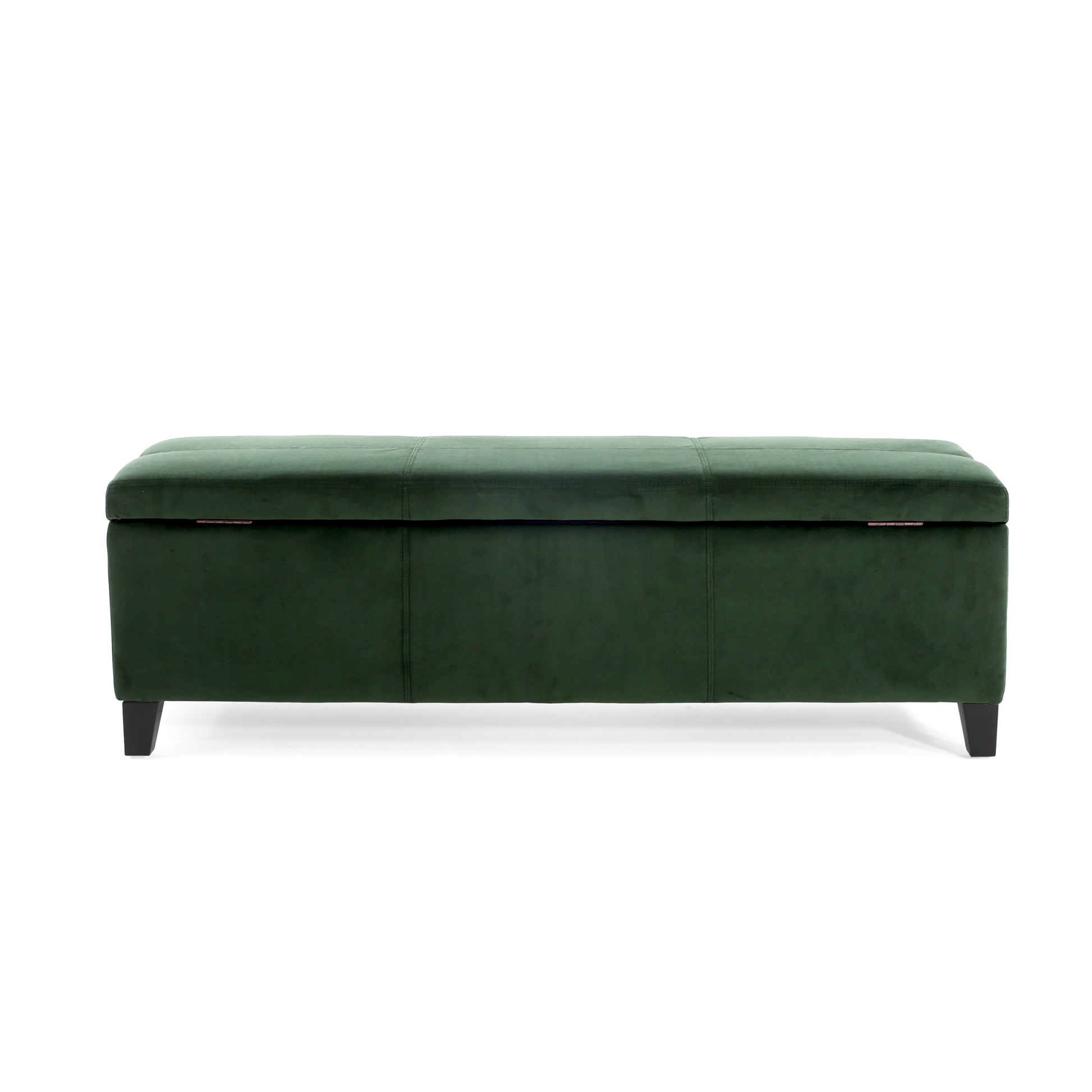 Glouster Storage Ottoman V2 Retro Green Altay Velvet