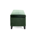 Glouster Storage Ottoman V2 Retro Green Altay Velvet