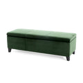 Glouster Storage Ottoman V2 Retro Green Altay Velvet