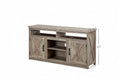 Farmhouse Barn Door Tv Media Stand Modern Entertainment Console For Tv Up To 65