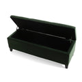 Glouster Storage Ottoman V2 Retro Green Altay Velvet