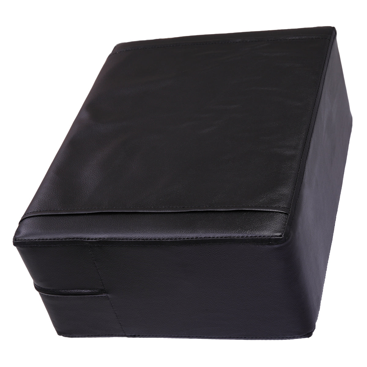 Child Salon Booster Seat Cushion For Hair Cutting, Beauty Salon Spa Equipment, Cushion For Styling Chair, Black Black Pu