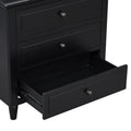 3 Drawer Nightstand Storage Wood Cabinet As Same As Wf297663Aab Black 3 Drawers Mdf