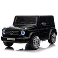 Licensed Mercedes Benz G500,24V Kids Ride On Toy 2.4G W Parents Remote Control,Electric Car For Kids,Three Speed Adjustable,Power Display, Usb,Mp3 ,Bluetooth,Led Light,Three Point Safety Belt Black Plastic