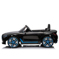 Licensed Bmw I4,12V Kids Ride On Car 2.4G W Parents Remote Control,Electric Car For Kids,Three Speed Adjustable,Power Display, Usb,Mp3 ,Bluetooth,Led Light,Two Point Safety Belt,Story Black Plastic Indoor & Outdoor Use