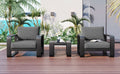 3 Pieces Aluminum Frame Patio Furniture With 6.7