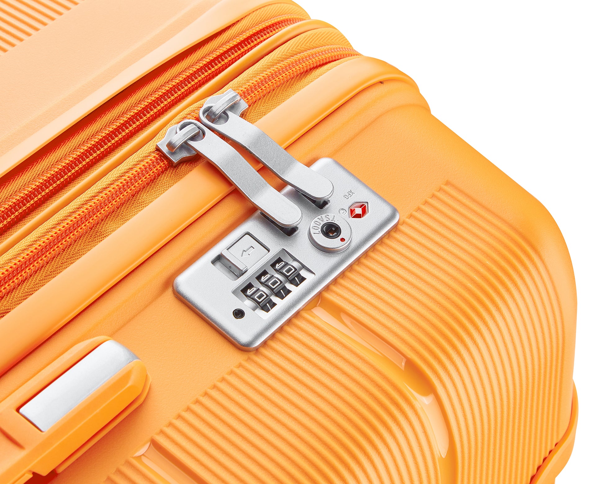 Luggage Sets 4 Piece 14 20 24 28 Pp Lightweight & Durable Expandable Suitcase Orange Polypropylene