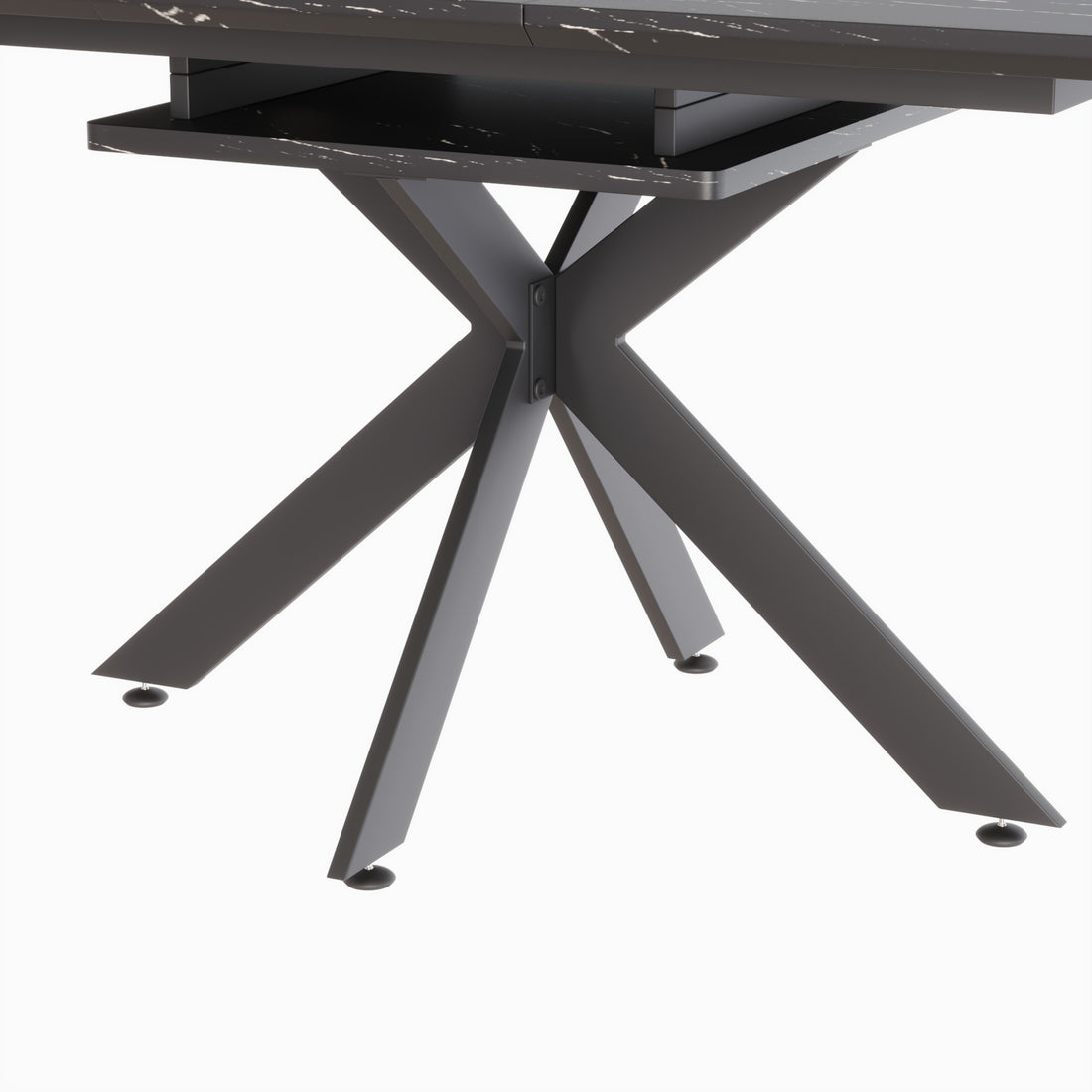 Dt 07 16090 Bkml Separate Table Legs Black Kitchen Round Mdf