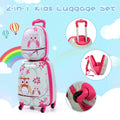 2 Pcs Kids Luggage Set, 12