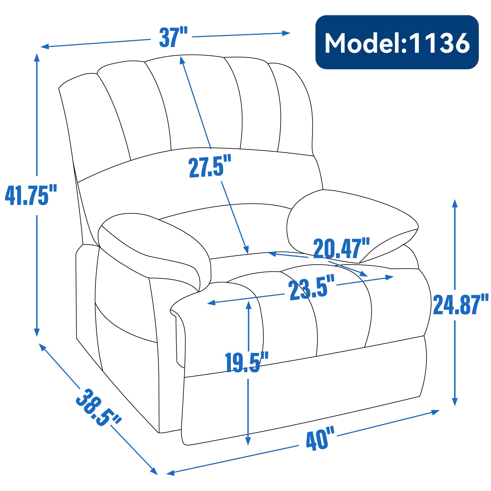 23" Seat Width And High Back Large Size Chenille Power Lift Recliner Chair With 8 Point Vibration Massage And Lumbar Heating, Brown White Metal Primary Living Space Heavy Duty Pine Dark Brown Chenille Power Push Button Medium Firm Cushion Back American