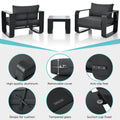 3 Pieces Aluminum Frame Patio Furniture With 6.7