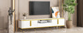 Luxury Minimalism Tv Stand With Open Storage Shelf For Tvs Up To 85